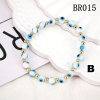 Ethnic Style Colored Glass Eye Beaded Bracelet sku image 1