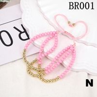 European And American Fashion Crystal Copper Beads Adjustable Braided Bracelet sku image 10