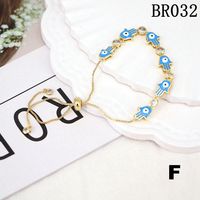 Fashion Geometric Copper Artificial Gemstones Bracelets In Bulk sku image 3