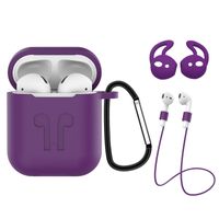 Suitable For Apple Wireless Bluetooth Earphone Silicone Protective Cover 4-piece Set sku image 4