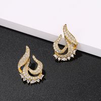 Fashion Geometric Exaggerated Creative Earrings Fashion Copper Jewelry Wholesale main image 1