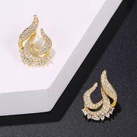 Fashion Geometric Exaggerated Creative Earrings Fashion Copper Jewelry Wholesale main image 4