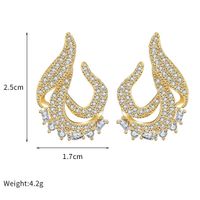 Fashion Geometric Exaggerated Creative Earrings Fashion Copper Jewelry Wholesale main image 5