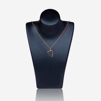 Fashion Diamond-studded Peach Heart Necklace main image 6