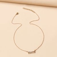 Simple Letter Mom Necklace Wholesale Jewelry main image 4