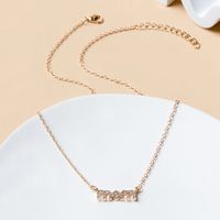 Simple Letter Mom Necklace Wholesale Jewelry main image 3