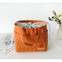 Portable Lunch Box Bag Elementary Cute Large-capacity Insulation Hand-carry Fashion Rice Bag With Rice Bag sku image 4