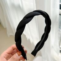 Mode Neue Einfarbige Tuch Geflochtene Haarschmuck Koreanische Frauenkopfbedeckungen sku image 2