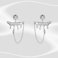 Boucles D&#39;oreilles Tout-en-un En Forme De Goutte D&#39;eau main image 3