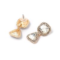 New Full Diamond Geometric Triangle Earrings Jewelry European And Beautiful Women Earrings main image 5