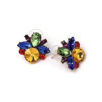 New Alloy Diamond-studded Cute Korean Female Earrings Wholesale Jewelry main image 5