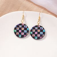 New Earrings Fashion Pattern Acrylic Earrings Trend Letter Earrings Female main image 1