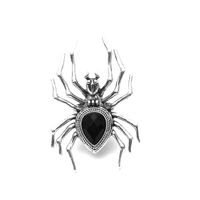 Retro Exaggerated Punk Hip Hop Alloy Ring Fashion Simple Spider Ring main image 5