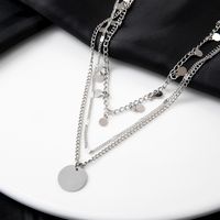 European And American New Jewelry Multi-layer Disc Tassel Necklace Ladies Wholesale main image 5
