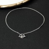 European And American Hip Hop Lightning One-button Buckle Stainless Steel Sweater Chain main image 3