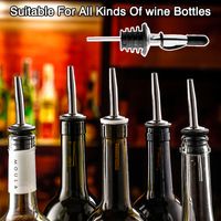 Stainless Steel One-piece Cap Wine Pourer Wholesale main image 5