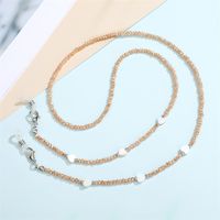 Retro Ethnic Color Rice Beads Peach Heart Mask Chain Hanging Neck Glasses Chain Anti-lost Mask Rope sku image 3