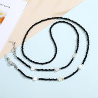 Retro Ethnic Color Rice Beads Peach Heart Mask Chain Hanging Neck Glasses Chain Anti-lost Mask Rope sku image 4
