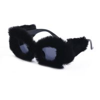 Fashion Ruffian Plush Fashion Cat Eye Sunglasses Wholesale Sunglasses sku image 8