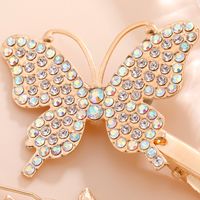 Fashion Butterfly Shape Crystal Hairpin 2-piece Set main image 5