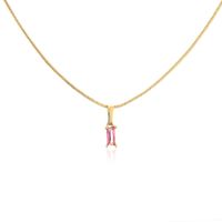 Wholesale Simple Style Geometric Copper 18K Gold Plated Necklace sku image 8