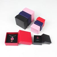 Simple Style Solid Color Paper Jewelry Boxes main image 6