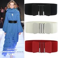 Decorative Belt Women's Fashion Elastic Wide Multi-color Belt main image 3