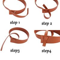 Wide Belt Decorative Shirt Coat Belt Fashion Knot Belt Wholesale main image 5