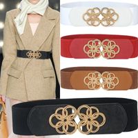 Women's Decoration Belt Fashion Elastic Chinese Knot Belt Wide Waistband Wholesale main image 1