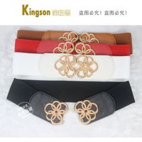 Women's Decoration Belt Fashion Elastic Chinese Knot Belt Wide Waistband Wholesale main image 3