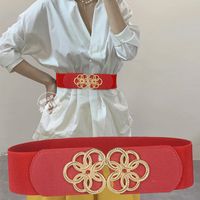 Women's Decoration Belt Fashion Elastic Chinese Knot Belt Wide Waistband Wholesale main image 5