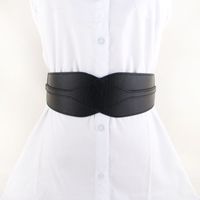 New Women's Elastic Wide Girdle Fashion Belt Korean Simple Belt main image 2