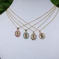 Fashion Geometric Copper Pendant Necklace In Bulk main image 5