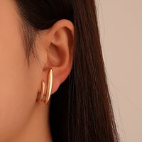 Einfache Geometrische Ohrringe C-förmige Ohrschnalle Kreativer Ohrhaken main image 2