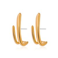 Simple Geometric Earrings C-shaped Ear Buckle Creative Ear Hook main image 6