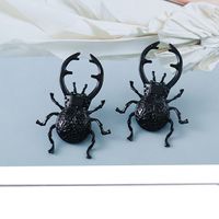New Innovative Personality Insect Alloy Paint Earrings Exaggerated New Fashion Earrings main image 4