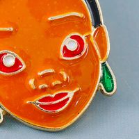 Ins Style Personality Cartoon Character Portrait Earrings Fashion Drip Oil Earrings Wholesale main image 4