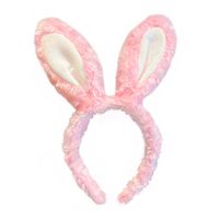 Bunny Ears Headdress Plush Hairband Animal Ears Hair Accessories Bunny Cute Jewelry Headband Wholesale main image 6