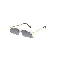 New Fashion Style Korea Corrugated Frame Sunglasses sku image 5