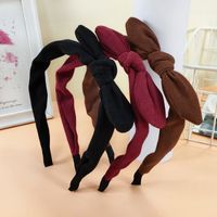 South Korea New Bow Headband Personality Rabbit Ears Hairpin Wholesale main image 3