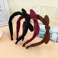 South Korea New Bow Headband Personality Rabbit Ears Hairpin Wholesale main image 4