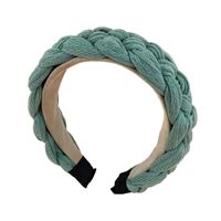 Knitting Braided Headband Solid Color Hairpin Warm Twist Headband main image 6