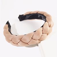 Twisted Thick Sponge Shredded Hair Band Hairpin Autumn And Winter Wide Headband main image 4