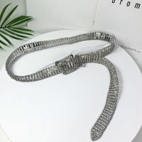 Nuevas Diez Filas De Diamantes Brillantes Con Incrustaciones De Diamantes De Cristal, Cadena De Cintura, Cinturón De Diamantes De Imitación De Moda Al Por Mayor sku image 2