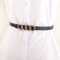 Summer Thin Belt Decoration Waistband Fashion Chain Belt Wholesale sku image 1