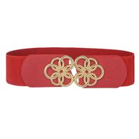 Women's Decoration Belt Fashion Elastic Chinese Knot Belt Wide Waistband Wholesale sku image 1