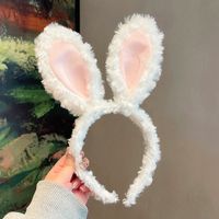 Bunny Ears Headdress Plush Hairband Animal Ears Hair Accessories Bunny Cute Jewelry Headband Wholesale sku image 1
