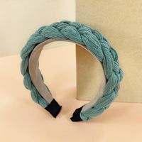 Knitting Braided Headband Solid Color Hairpin Warm Twist Headband sku image 4