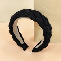 Knitting Braided Headband Solid Color Hairpin Warm Twist Headband sku image 11