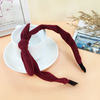 South Korea New Bow Headband Personality Rabbit Ears Hairpin Wholesale sku image 1